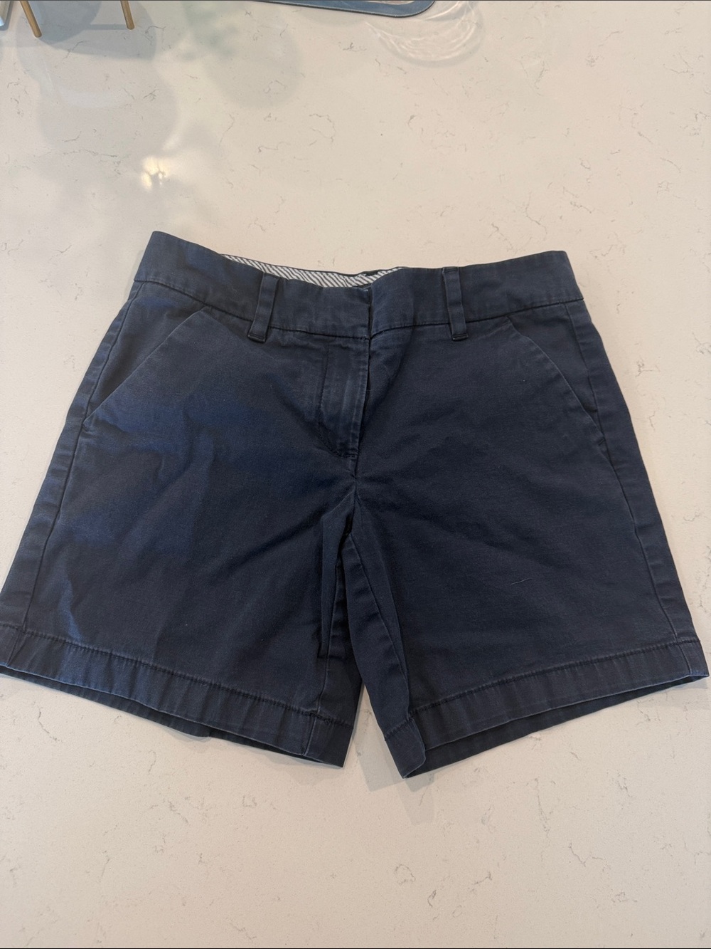 Tommy Hilfiger Navy Cotton Bermuda Shorts Size 2 in Great Condition